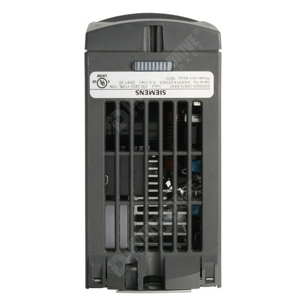 Photo of Siemens Micromaster 420 IP20 0.37kW 230V 1ph to 3ph AC Inverter Drive, Unfiltered