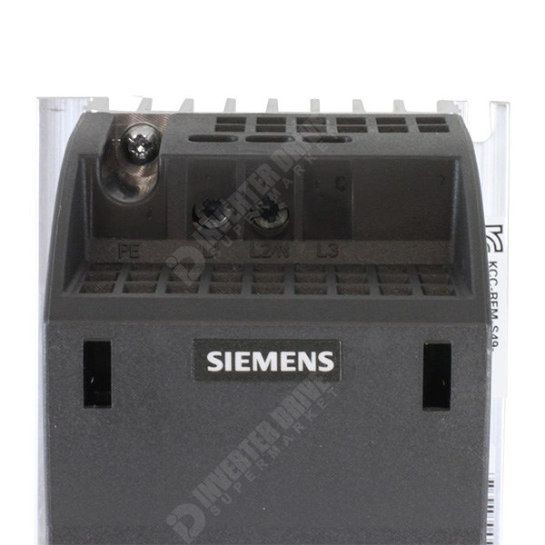 Photo of Siemens SINAMICS G110 - 0.55kW 230V 1ph to 3ph AC Inverter Drive Speed Controller, No AI, RS485, Unfiltered