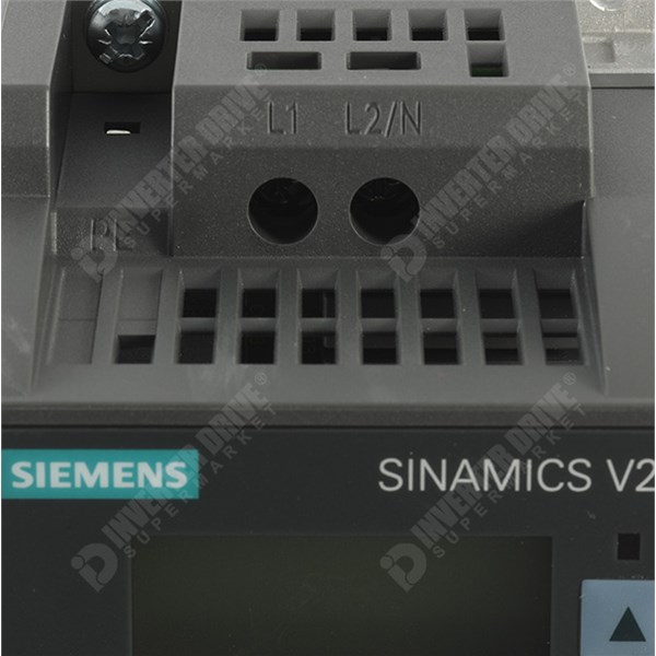 Photo of Siemens V20 0.25kW 230V 1ph to 3ph AC Inverter Drive, C1 EMC